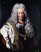 Johann Gottfried Auerbach Portrait of Count Alois Thomas Raimund von Harrach, Viceroy of Naples oil painting reproduction